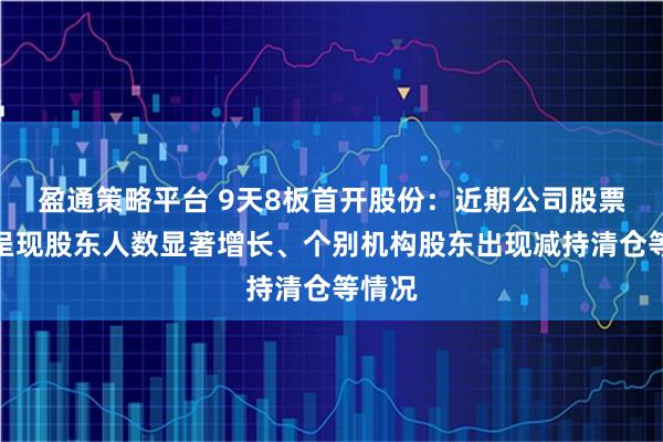 盈通策略平台 9天8板首开股份：近期公司股票交易呈现股东人数显著增长、个别机构股东出现减持清仓等情况