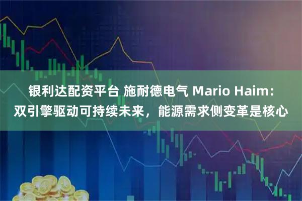 银利达配资平台 施耐德电气 Mario Haim：双引擎驱动可持续未来，能源需求侧变革是核心