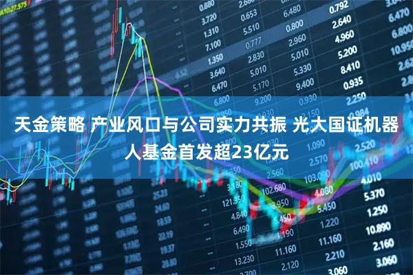 天金策略 产业风口与公司实力共振 光大国证机器人基金首发超23亿元
