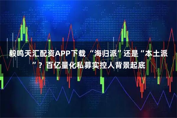 毅鸣天汇配资APP下载 “海归派”还是“本土派”？百亿量化私募实控人背景起底